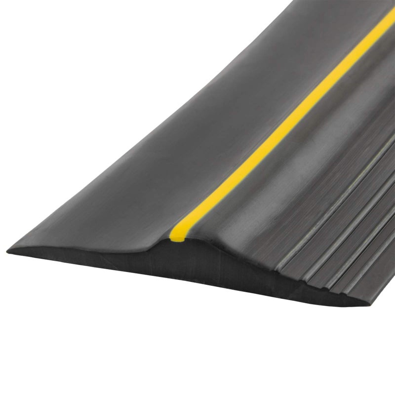 Papillon Garage Door Bottom Seal Strip, Weatherproof EPDM Rubber Threshold, Fits All Standard Doors, Easy for DIY Homeowners, No Adhesive (20Ft, Black) - Image 1