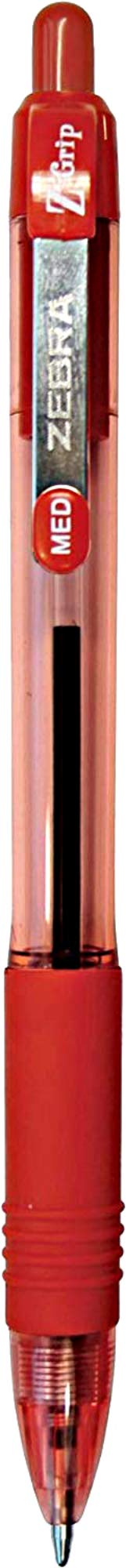 Zebra Pen Ballpoint, Bulk Pack of 24 Z-Grip Retractable Medium Point 1.0 mm, 12 Black Pens & 12 Red Pens Combo Pack - Image 3