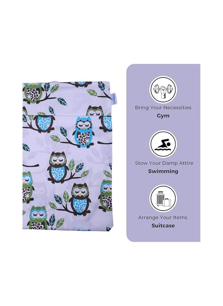 ORiTi - Waterproof Wet Bag, Washable, Reusable for Travel, Beach, Pool, Stroller, Diapers, Dirty Gym Clothes, Wet Swimsuits, Toiletries - Image 1