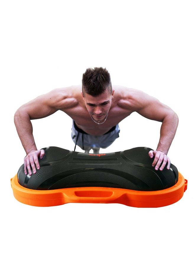 Yes4All مدرب التوازن نصف الفول السوداني - أسود/برتقالي - Image 1