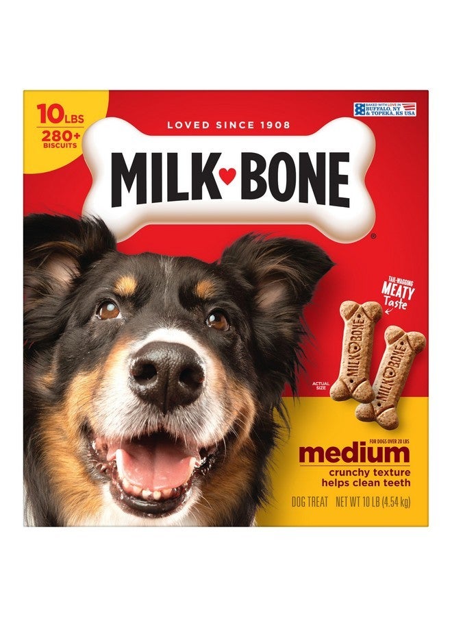 Milk-Bone Original Dog Treats Biscuits for Medium Dogs, 10 Pound - Image 1