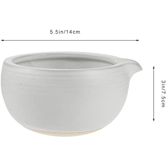 OSALADI Matcha Green Tea Bowl Chawan Asian Cups With Pouring Spout Chawan Traditional Japanese Tea Cup For Tea Ceremony - Image 3