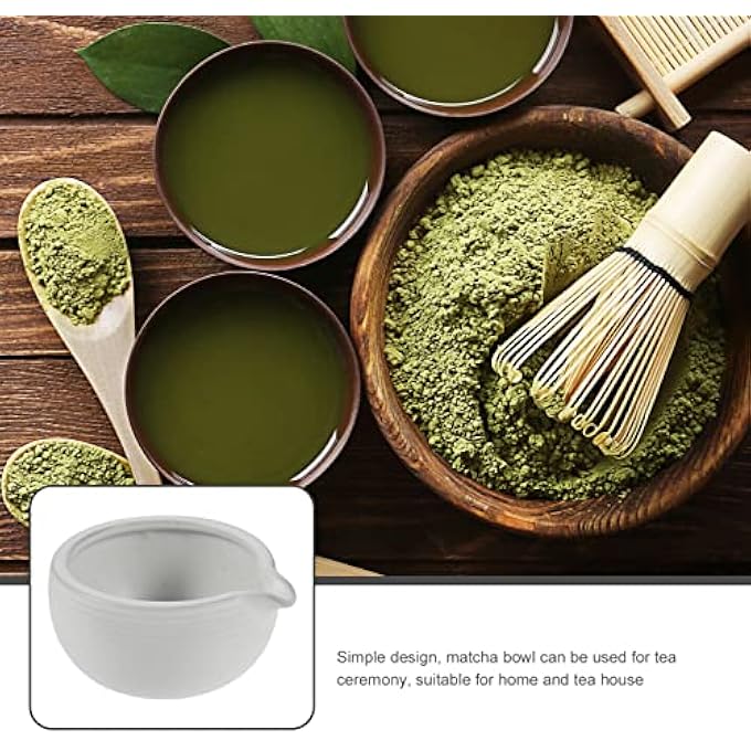 OSALADI Matcha Green Tea Bowl Chawan Asian Cups With Pouring Spout Chawan Traditional Japanese Tea Cup For Tea Ceremony - Image 5