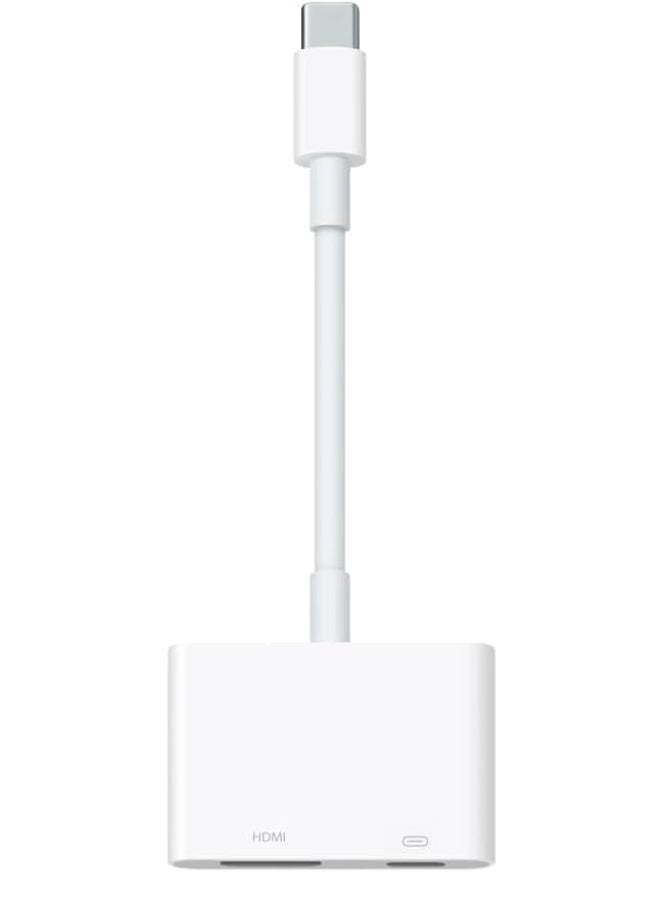 محول USB-C إلى HDMI، محول Type-C إلى HDMI بدقة 4K، محول USB-C إلى HDMI للشحن السريع بقوة 100 واط، محول USB-C رقمي للصوت والفيديو، موصل مزامنة الشاشة لأجهزة iPhone 15/15 Pro/16/16 Pro وMacBook وS24 وDell - Image 1
