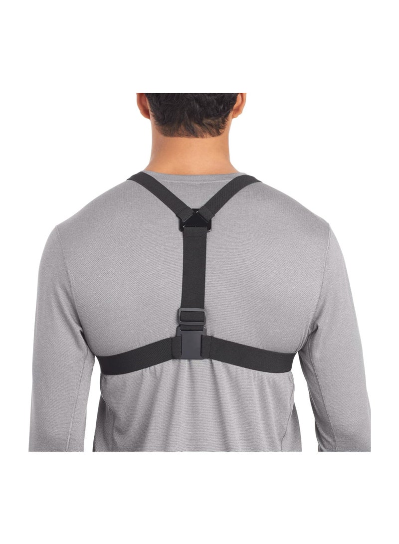 Adjustable Chest Mount Harness for GoPro and Action Cameras, Lightweight u0026 Comfortable, Black - Image 5