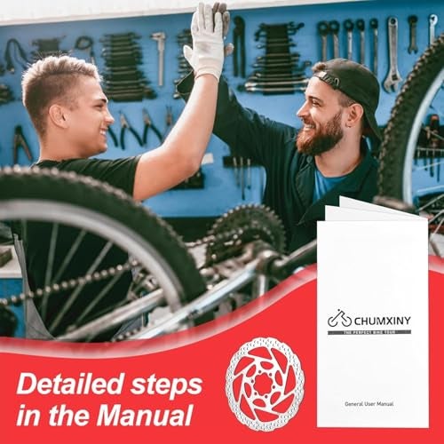 CHUMXINY Brake Bleed Kit for Shimano Hydraulic Brakes, Mountain Bike Brake Bleeder kit Including 300ML Mineral Brake Fluid, Clear Funnel and Instruction Manual. - Image 5