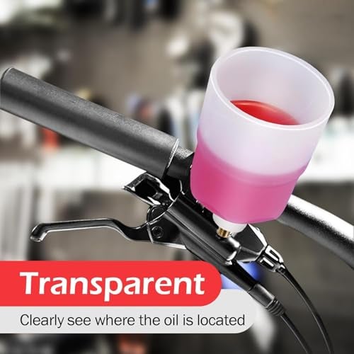 CHUMXINY Brake Bleed Kit for Shimano Hydraulic Brakes, Mountain Bike Brake Bleeder kit Including 300ML Mineral Brake Fluid, Clear Funnel and Instruction Manual. - Image 3