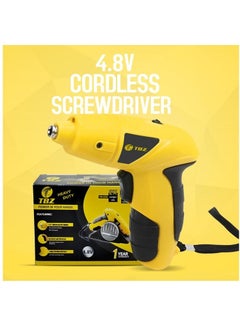 TBZ 7 Piece 4.8 V Cordless Screwdriver Set with LED Light for Home Mechanic Use  - Image 1