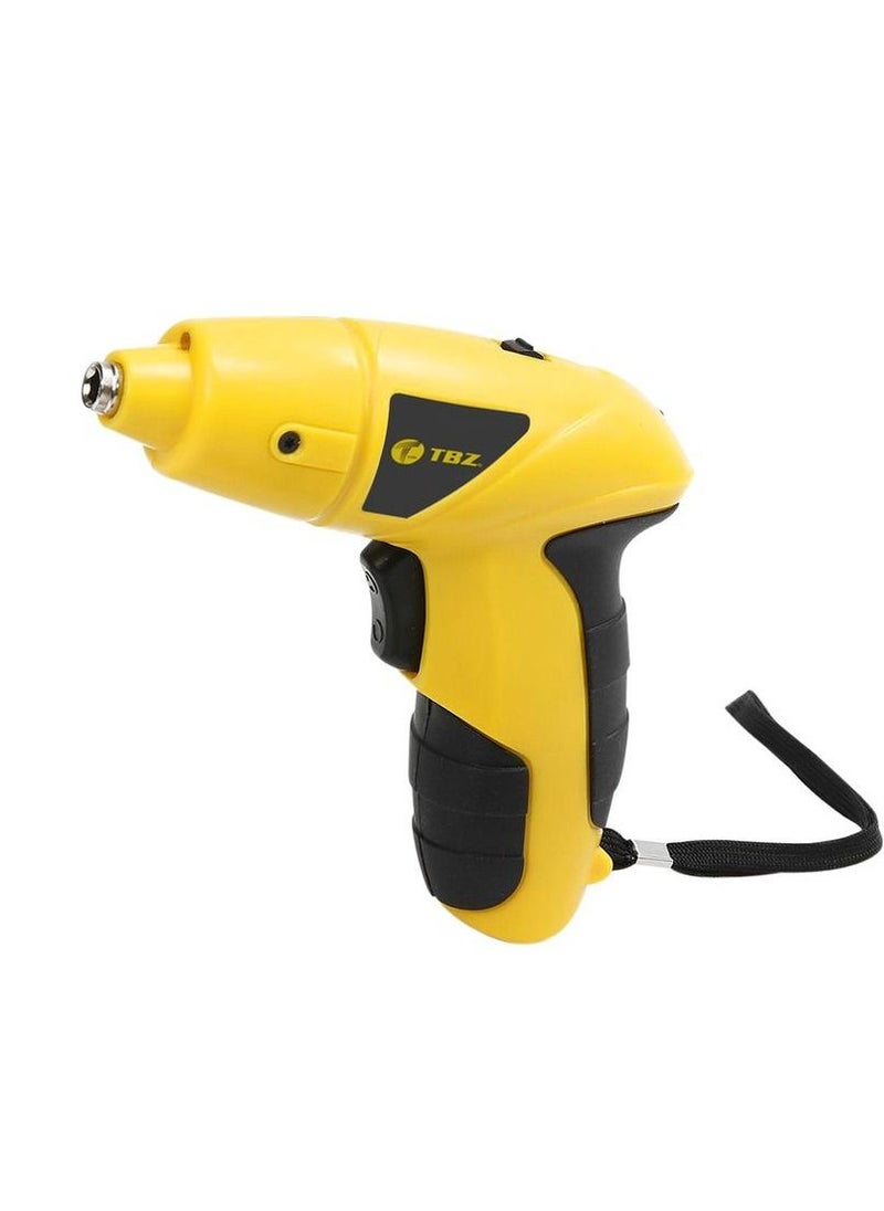 TBZ - 7 Piece 4.8 V Cordless Screwdriver Set with LED Light for Home Mechanic Use - Image 1