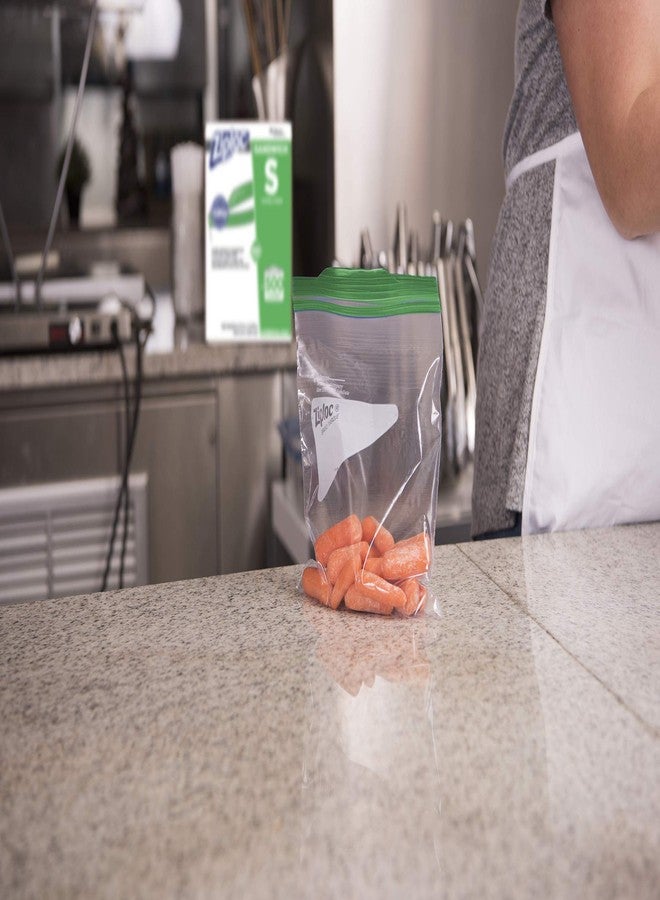 SC Johnson Professional Ziploc Sandwich Bags, Easy Open Tabs, 500 Count - Image 5