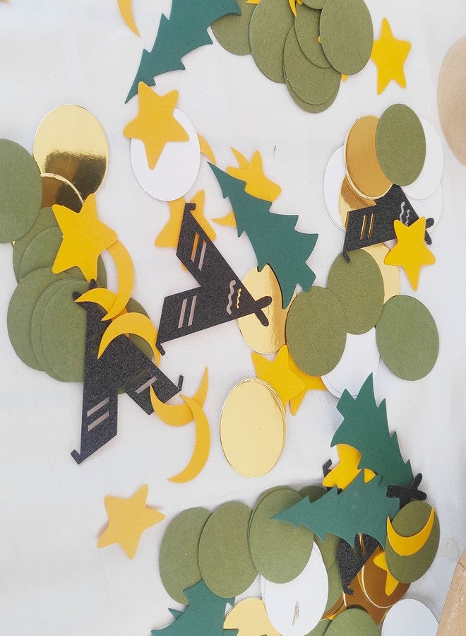 ZZDCMS Happy Camping - Camping Explorer Party Decoration, Woodland Birthday Confetti, Little Explorer Confetti, One Happy Camper Birthday Photo Booth Props - Image 1