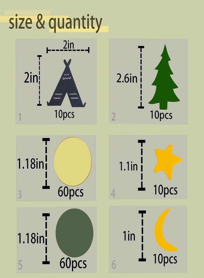 ZZDCMS Happy Camping - Camping Explorer Party Decoration, Woodland Birthday Confetti, Little Explorer Confetti, One Happy Camper Birthday Photo Booth Props - Image 2