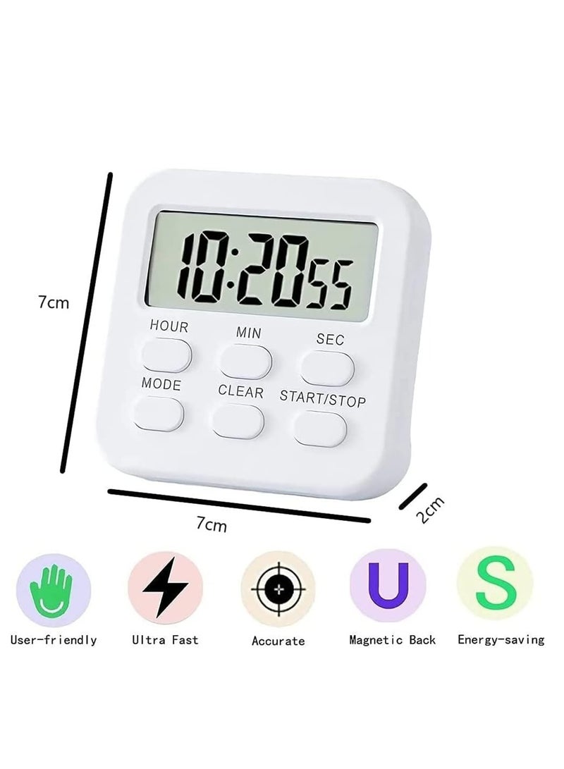 SYOSI Kitchen Timer Cooking Magnetic Digital Timer Classroom Timer for Kids Sports Teachers Cooking Baking Sports Games Office - Image 3