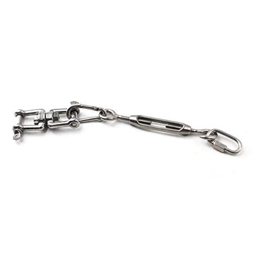 Flomore M12 Swivel Double Shackle 304 Stainless Steel Boat Anchor Chain Connectors (Pack of 1) - Image 4
