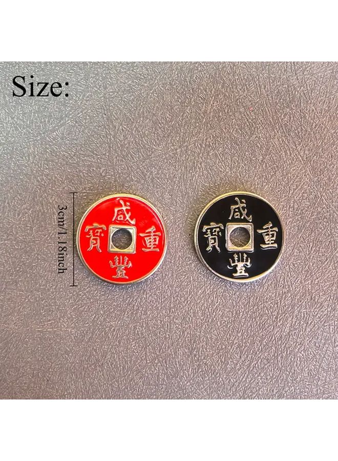 Black Coin Shell Magic Jumping Coin Double Sided Magic Trick Prop For Party Performance - Image 3