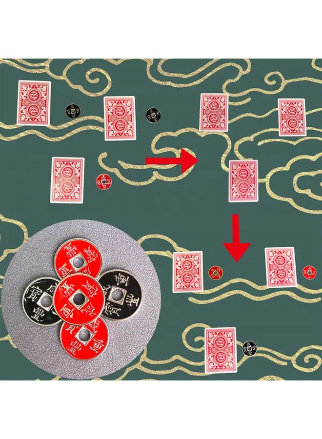 Black Coin Shell Magic Jumping Coin Double Sided Magic Trick Prop For Party Performance - Image 5