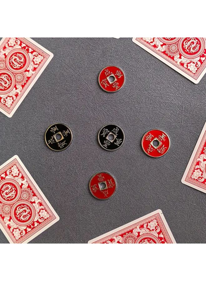 Black Coin Shell Magic Jumping Coin Double Sided Magic Trick Prop For Party Performance - Image 2