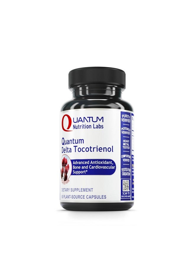 Quantum Nutrition QNL Quantum Delta Tocotrienol - Vitamin E Tocotrienols Complex - Heart Health Supplement - Supports Liver & Bone Health - 60 Plant-Source Capsules - Image 1