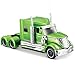 Risopen Semi Truck Toy 164 Scale Alloy Metal Diecast Heavy Semi Truck Trailer Head Toy Model International Lonestar Diecast Tow Traktor Toy Gift for Boy Adult Model Car Collector Green - Image 2