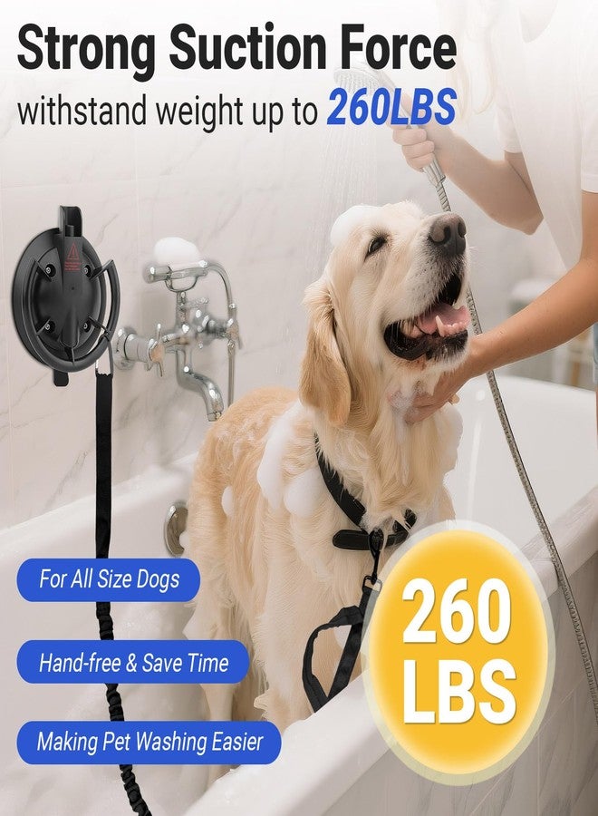 Ruppence Dog Bathing Suction Cup with Tether, High Elasticity Nylon Dog Bathing Tether Leash with Powerful Suction Cup for Pet Puppy Cat Shower,Trimming, Grooming - Image 2