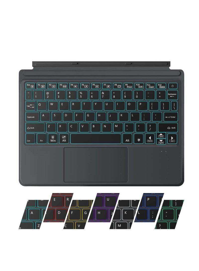 Ultra-thin Bluetooth Keyboard with Trackpad/TouchPad for Surface Go 3 (2021), Surface Go 2 (2020) and Surface Go - Image 1