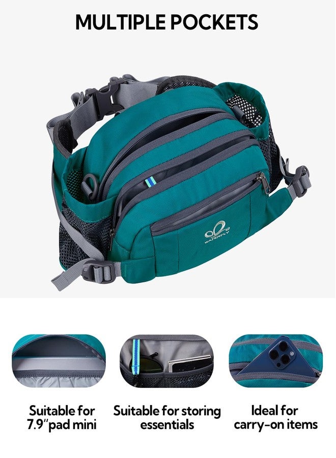 Waterfly Men's Women's Fanny Pack for Sports, Travel, Hiking, Cycling (Green) - Image 3