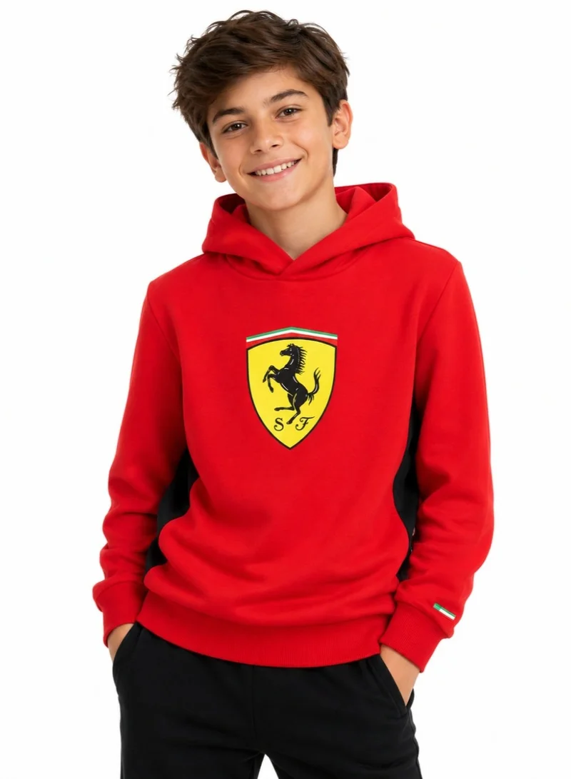Scuderia Ferrari Scuderia Ferrari Kids Large Scudetto Hoodie