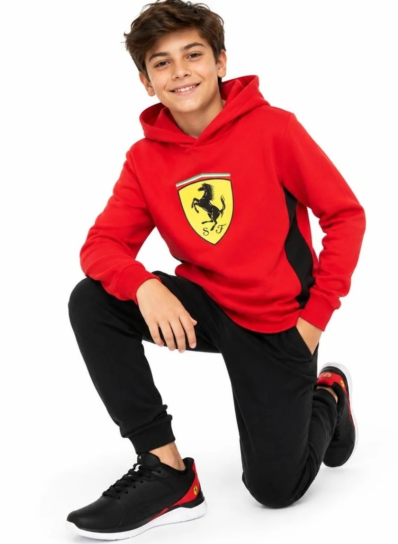 Scuderia Ferrari  Scuderia Ferrari Kids Large Scudetto Hoodie  | Best Price UAE