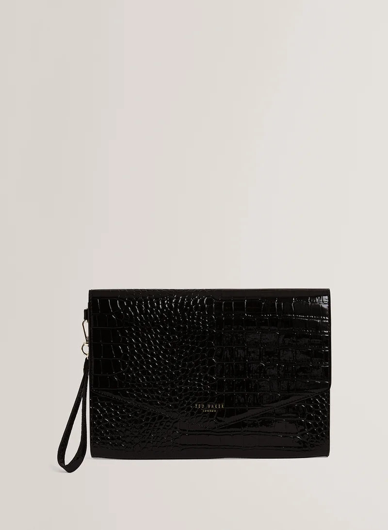 تيد بيكر Wesslie Croc Effect Wallet