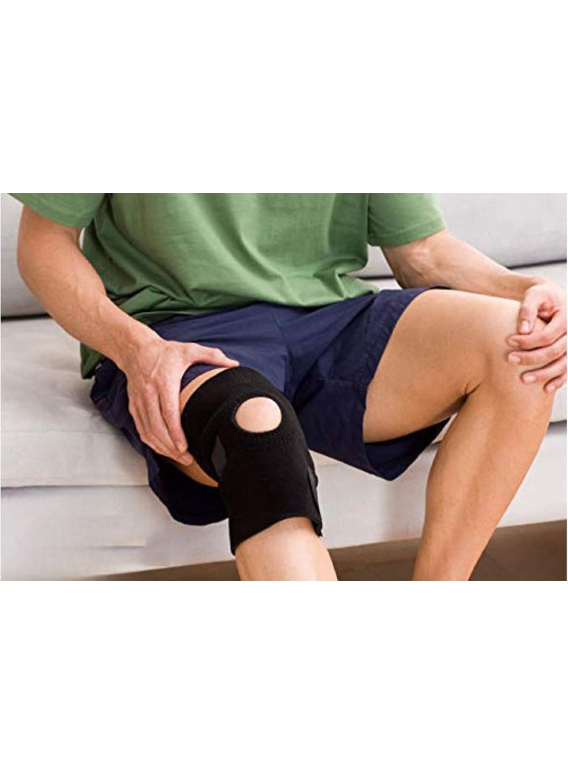 دعامة ركبة قابلة للتعديل – لتخفيف آلام المفاصل وحماية الركبة أثناء الرياضة، الجيم، الجري وخشونة الركبة - Image 3
