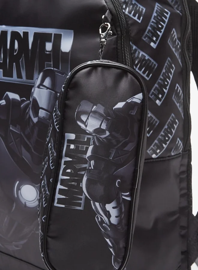 MARVEL Marvel Iron Man Print Backpack with Pencil Case