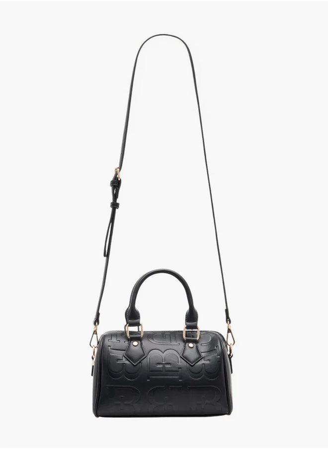 فلورا بيلا من شو إكسبرس Women's Monogram Print Duffel Bag with Double Handles and Zip Closure