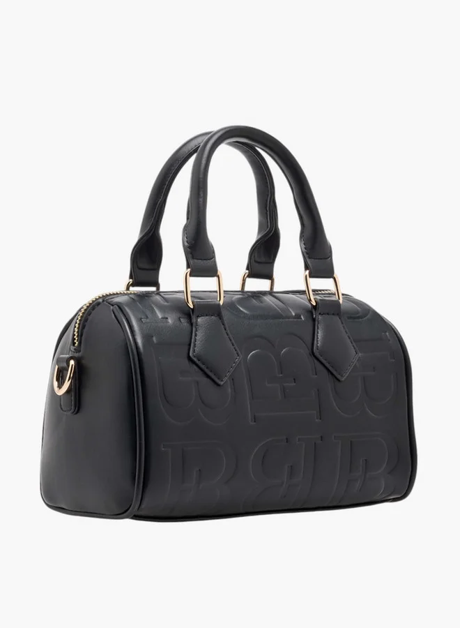 فلورا بيلا من شو إكسبرس Women's Monogram Print Duffel Bag with Double Handles and Zip Closure