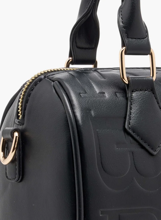 فلورا بيلا من شو إكسبرس Women's Monogram Print Duffel Bag with Double Handles and Zip Closure