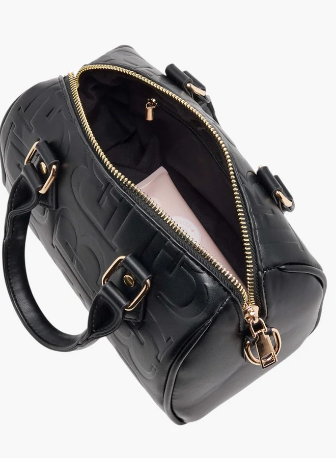 فلورا بيلا من شو إكسبرس Women's Monogram Print Duffel Bag with Double Handles and Zip Closure
