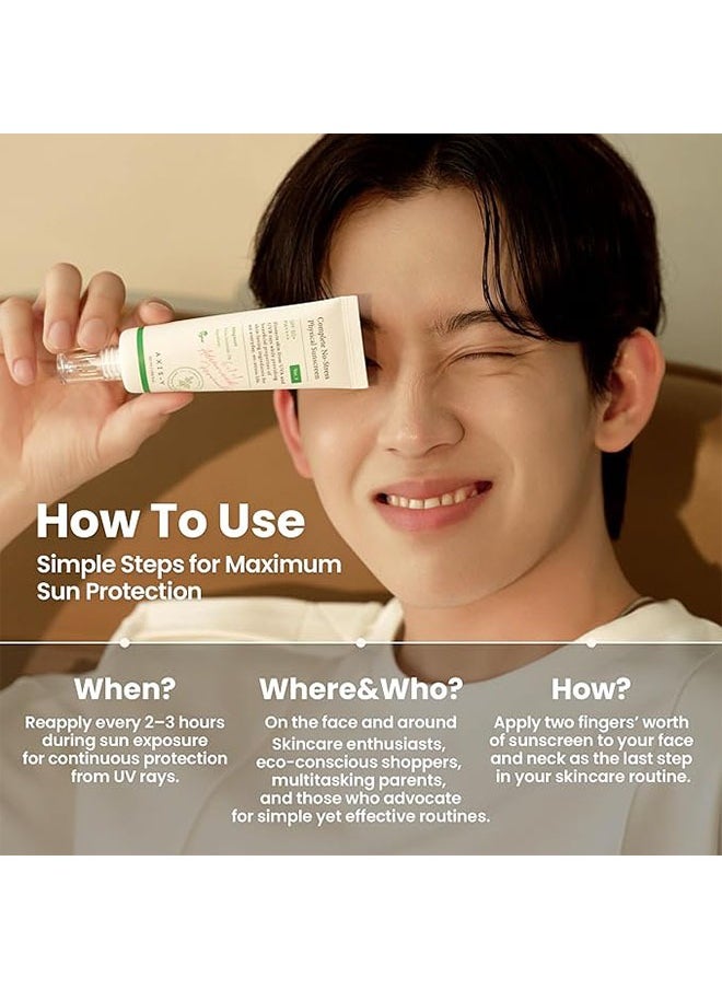 AXIS-Y - Complete No Stress Physical Sunscreen 50ml, Broad Spectrum SPF 50+ PA++++ - Image 1