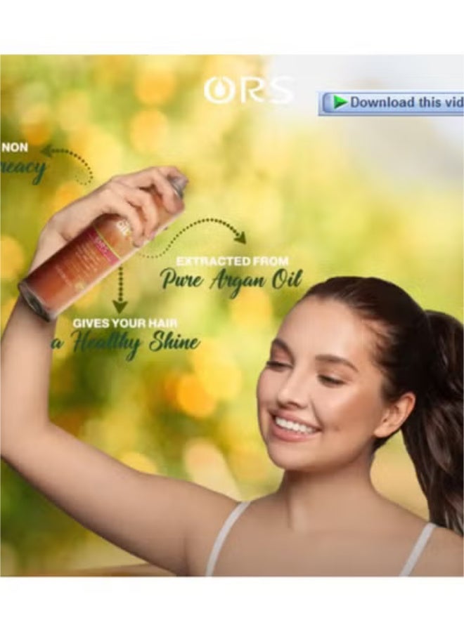 ORS Hair Strengthening Argan Oil Fortifying & Sheen Spray  250Ml - Image 5
