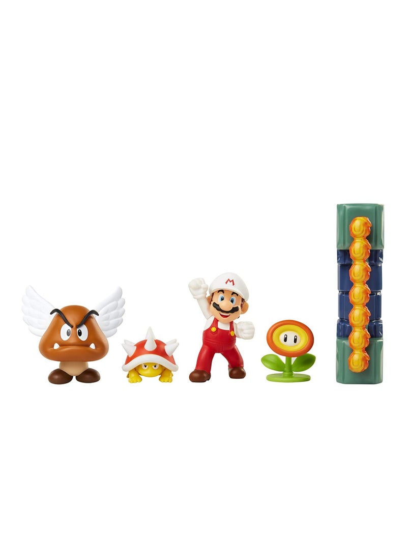 Jakks Pacific Super Mario Lava Castle Diorama Set 2.5inch 40015  - Image 1