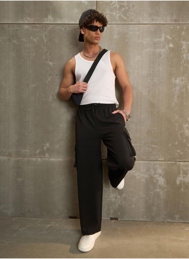 SASSAFRAS Sassafras Mid Rise Regular Fit Pants with Side Pockets  - Image 2