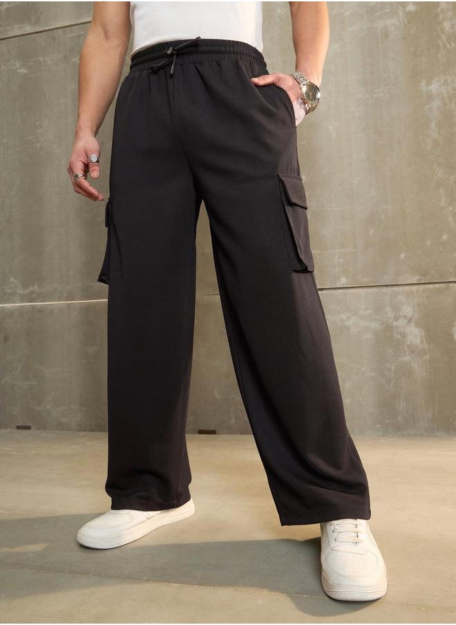 SASSAFRAS Sassafras Mid Rise Regular Fit Pants with Side Pockets  - Image 1