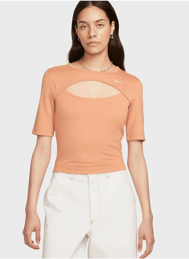 Nike Essential Cutout Top