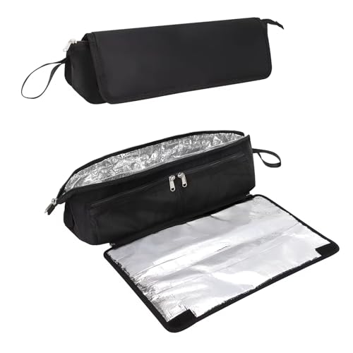 Coslifestore- Hot Hair Tools Travel Bag with Heat Resistant Removable Mat, Hair Accessories Organizer Case, Women Travel Essentials, Storage Pouch for Curling Iron, Straightener, Flat Iron, hair dryer - Image 1