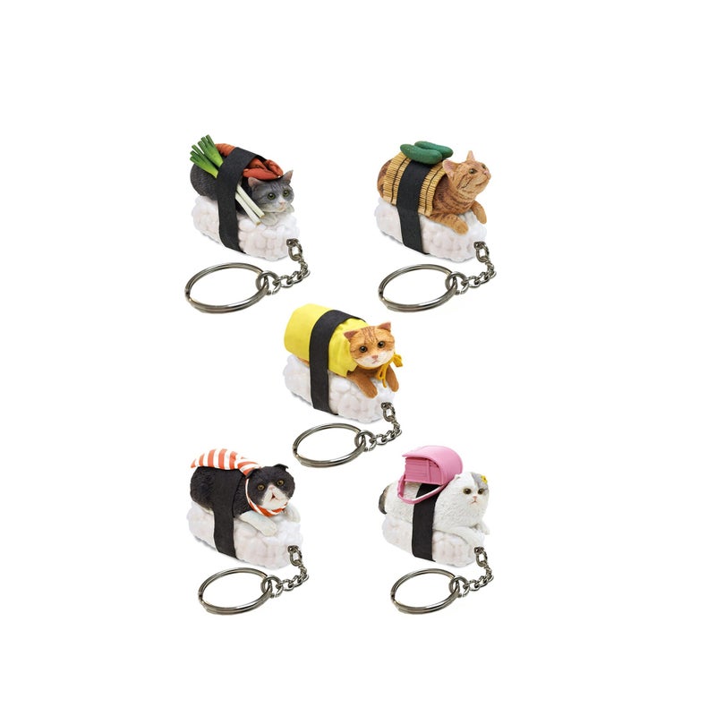 SOLARAE Cat Keychain Gift for Women,  Cat Keyring Cute Funny Mini Pendent Jewelry Present for Girlfriend, Friend, Mom, Grandma, Birthday Party Well for Cellphone, Handbag, Purse - Image 1