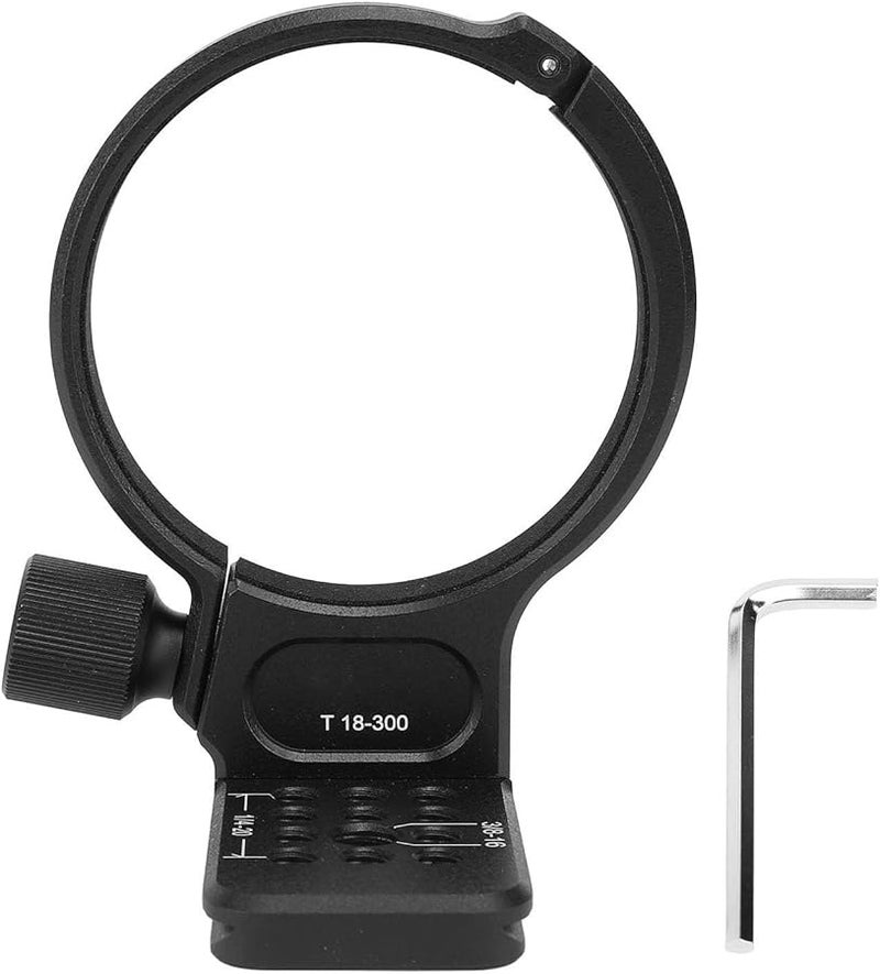 حلقة تركيب طوق حامل ثلاثي القوائم من سبائك الألومنيوم مع لوحة تحرير سريع للعدسة 18-300 مم متوافقة مع أركا - Image 2