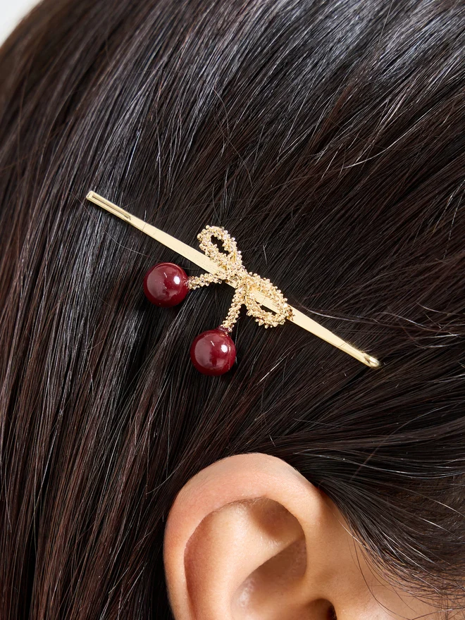 Styli Styli Set of 3 - Bow Decor Hair Pin