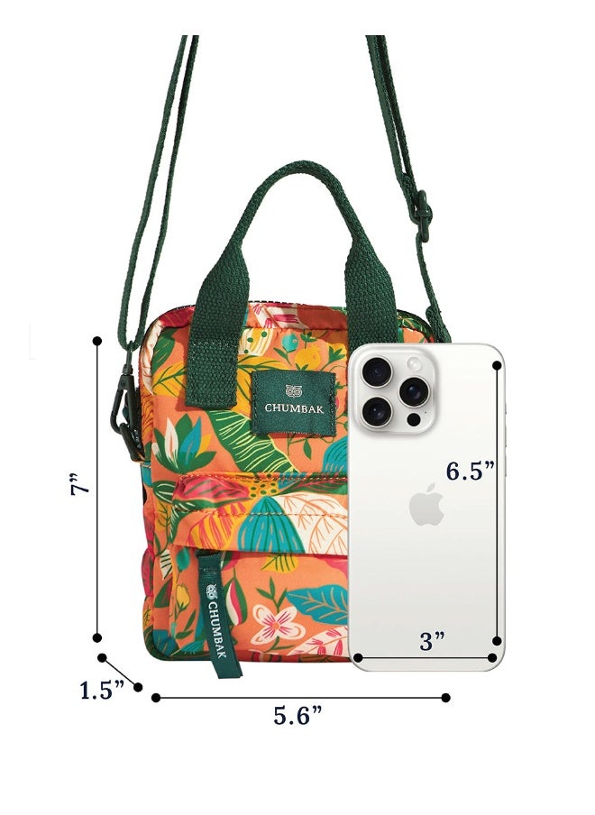 Chumbak Explorer Sling-cum-Handbag| Batik Bloom  - Image 4