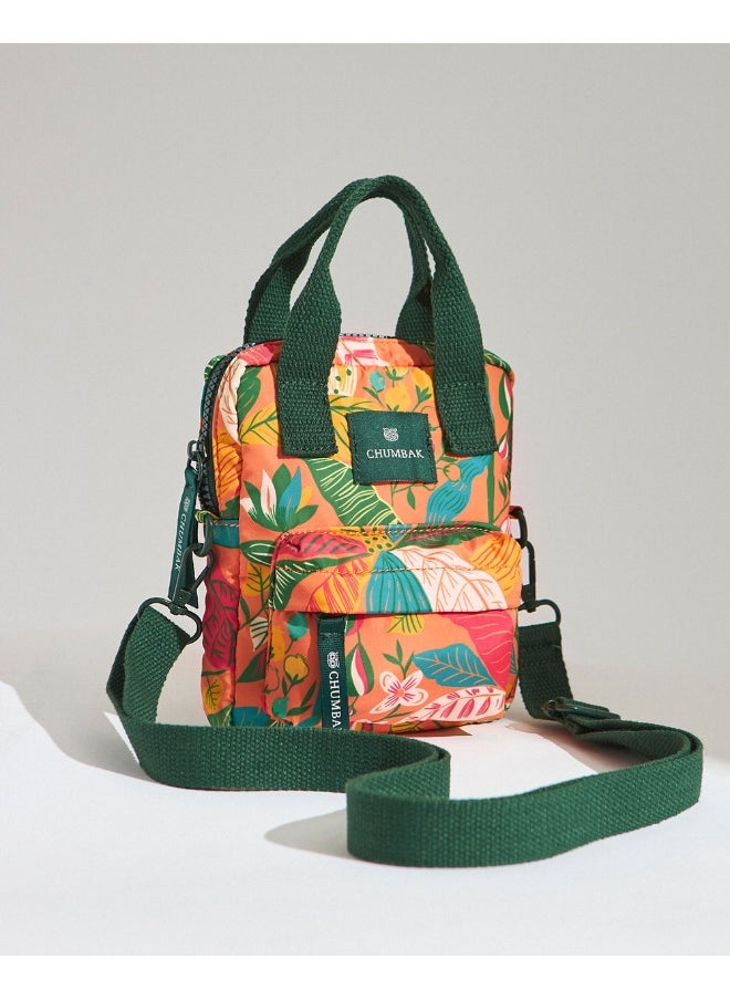 Chumbak Explorer Sling-cum-Handbag| Batik Bloom  - Image 2