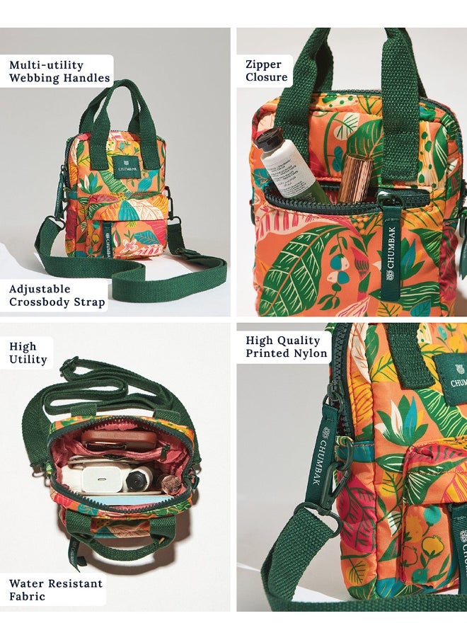 Chumbak Explorer Sling-cum-Handbag| Batik Bloom  - Image 3