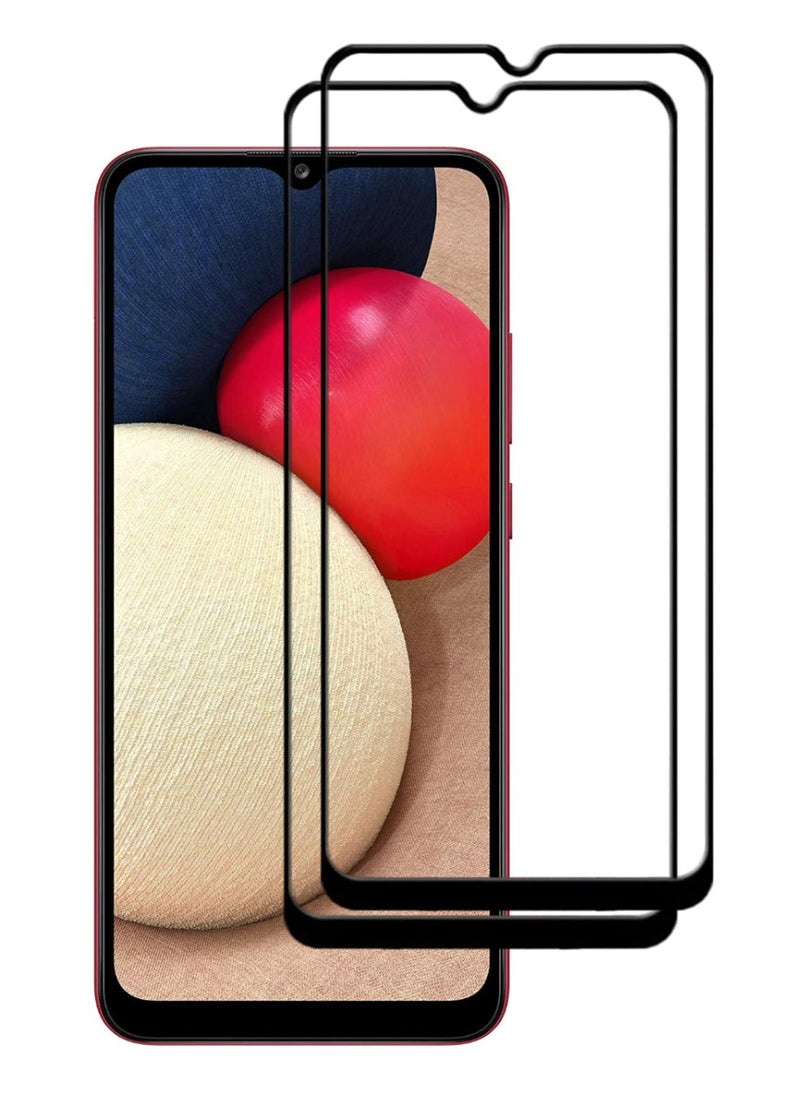ACLIX 2 Pieces Antistatic ESD Dustproof Premium Quality High Definition Tempered Glass Screen Protector Designed For Samsung Galaxy A02s - Image 1