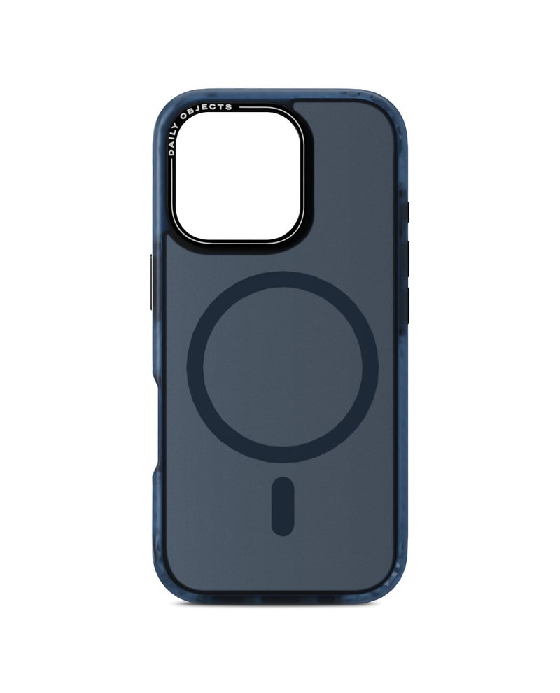 DailyObjects Polycarbonate Nimbus Magnetic Protective Cover Compatible with iPhone 16 Pro Max |Camera & Body Protection | Scratch Resistant|Precise Cutouts & Modern Design|Wireless Charging Blue - Image 1
